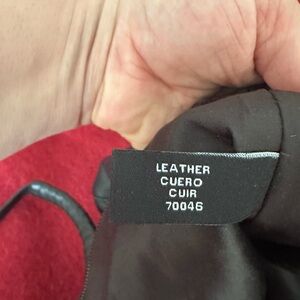 T Tahari Black Leather Shoulder Bag